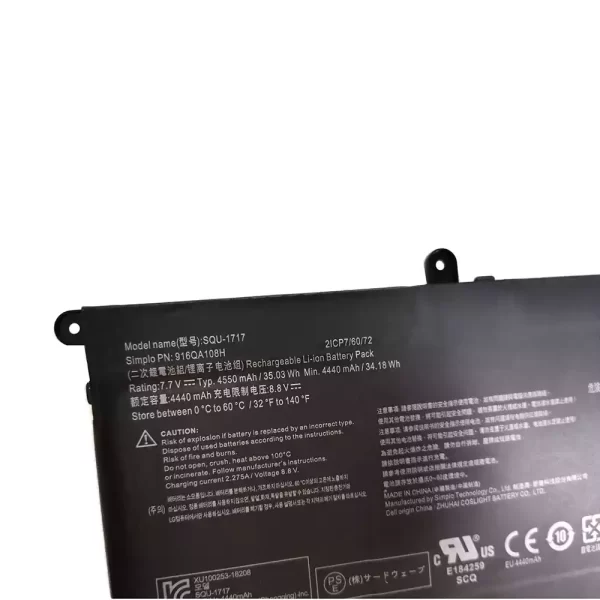Laptop akkumulátort az Hasee SIMPLO SQU-1717,916QA108H - Image 3