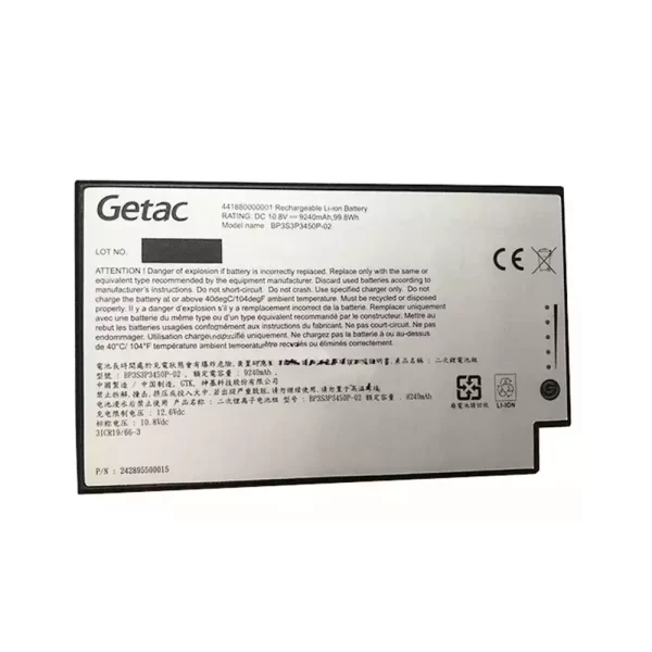 Laptop akkumulátort az GETAC BP3S3P3450P-02,441880000001