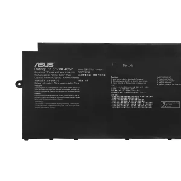 Laptop akkumulátort az ASUS C31N1824-1 - Image 3