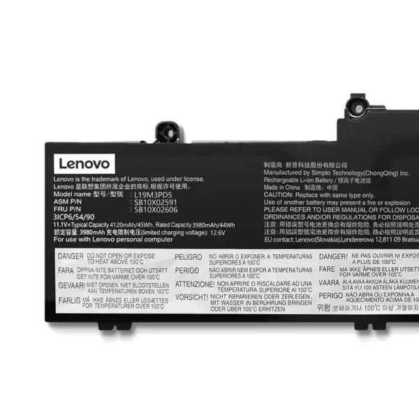 Laptop akkumulátort az LENOVO L19C3PD5,L19M3PD5,L19L3PD5 - Image 3