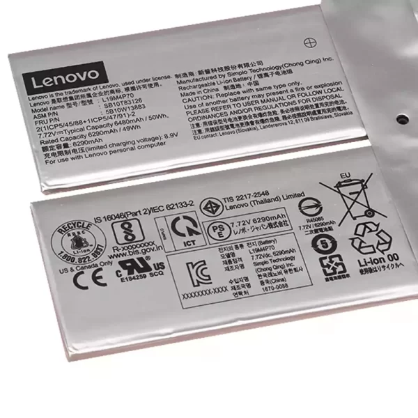 Laptop akkumulátort az LENOVO L19M4P70,SB10T83126,5B10W13883 - Image 2