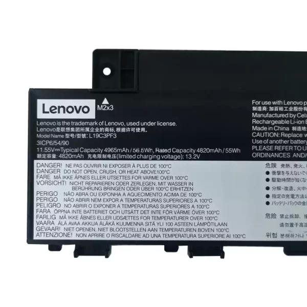 Laptop akkumulátort az LENOVO L19M3PF3 L19C3PF3,L19M3PF4 - Image 3