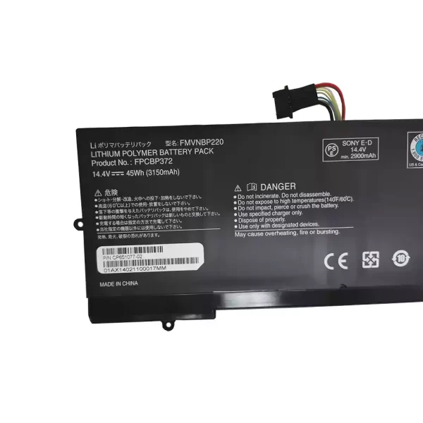 Laptop akkumulátort az FUJITSU FMVNBP220 FPCBP372 FPB0281 - Image 3