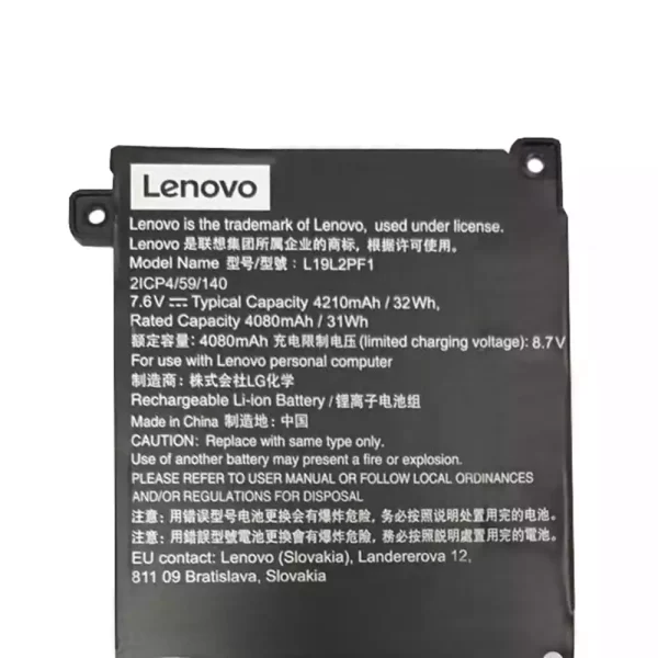Laptop akkumulátort az LENOVO L19L2PF1 L19C2PF1 L19M2PF1 - Image 3