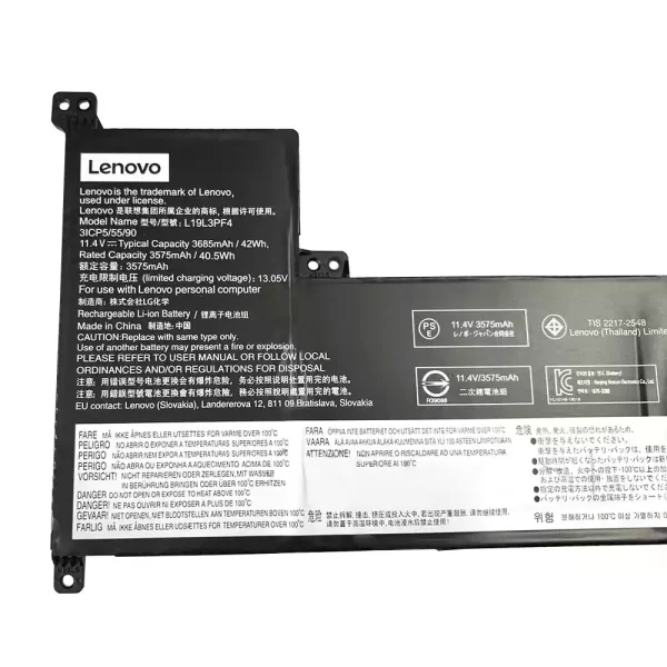Laptop akkumulátort az LENOVO L19L3PF4 - Image 3