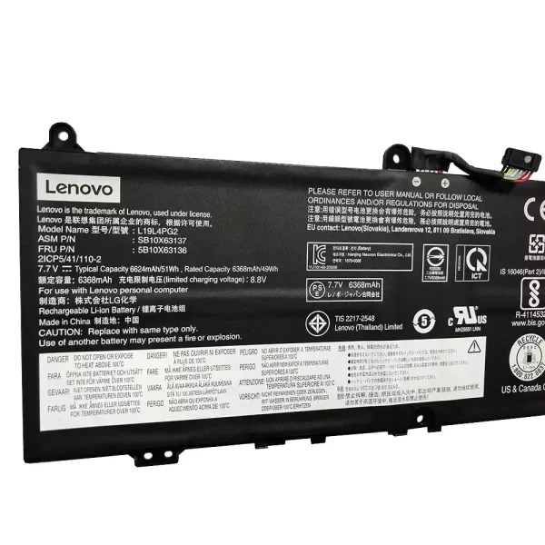 Laptop akkumulátort az LENOVO L19L4PG2 L19M4PG2 - Image 3