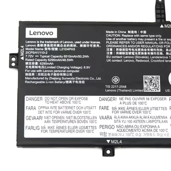 Laptop akkumulátort az LENOVO L21C4PH3 L21D4PH3 L21L4PH3 - Image 3