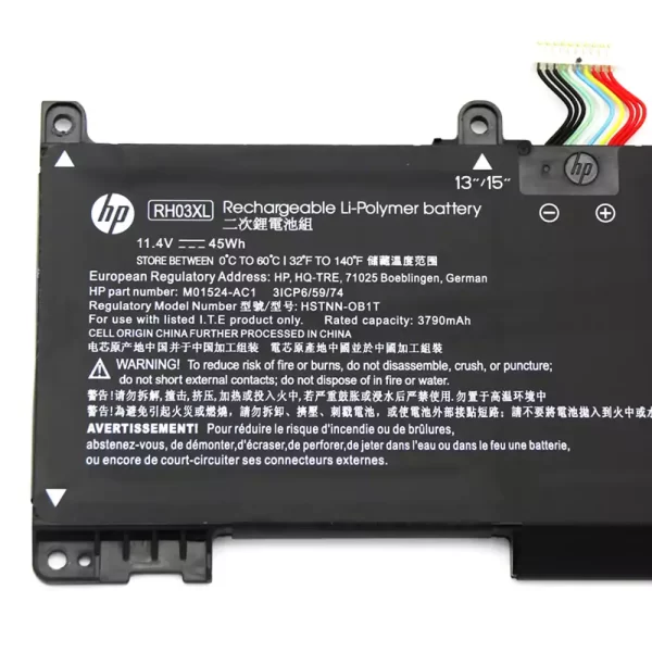 Laptop akkumulátort az HP RH03XL - Image 3