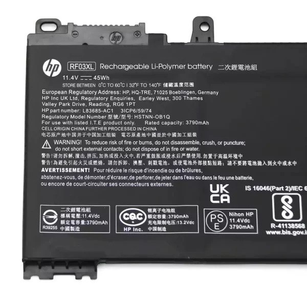 Laptop akkumulátort az HP RF03XL - Image 3