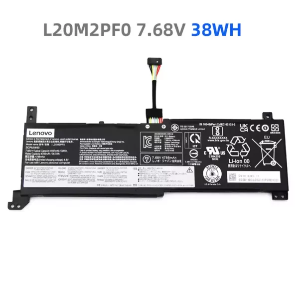 Laptop akkumulátort az LENOVO L20M2PF0 L20L2PF0 L20C2PF0 L20B2PF0