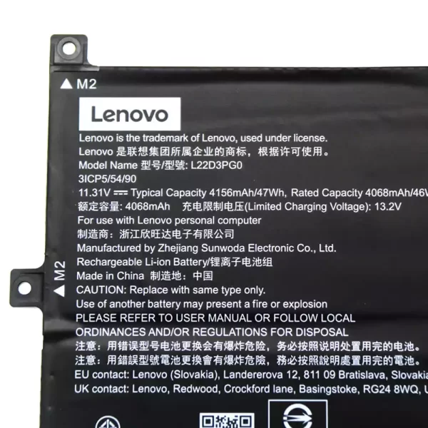 Laptop akkumulátort az LENOVO L22D3PG0 - Image 3