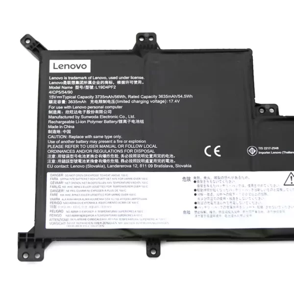 Laptop akkumulátort az LENOVO L19D4PF2 L19L4PF2 5B10W89846 SB10W89847 - Image 3