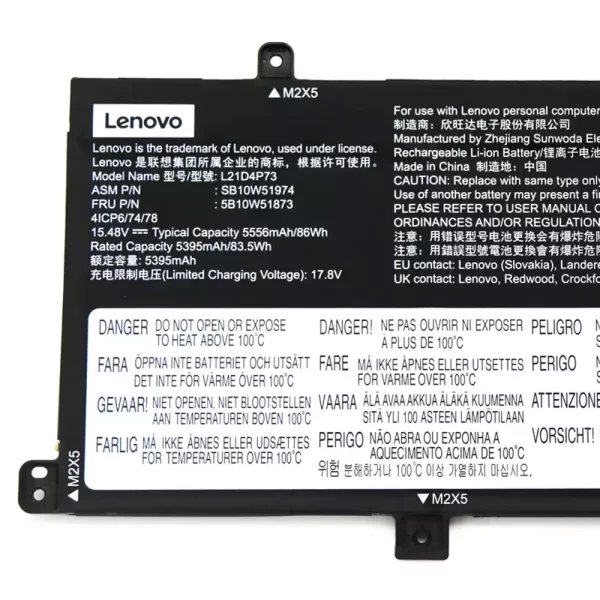 Laptop akkumulátort az LENOVO L21D4P73 - Image 3