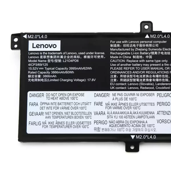 Laptop akkumulátort az LENOVO L21C4PD6 L21D4PD6 L21L4PD6 L21M4PD6 - Image 3