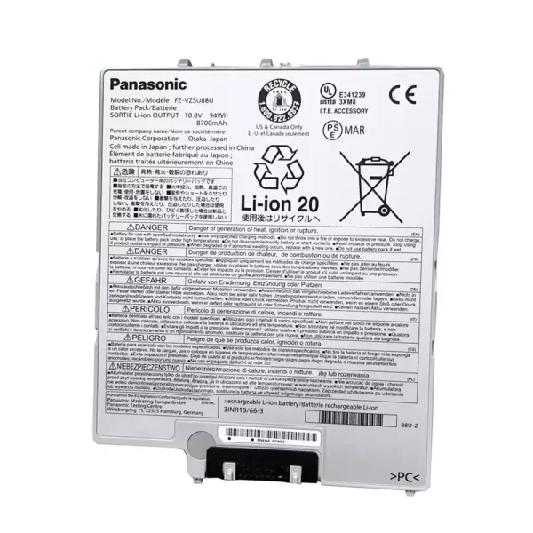 Laptop akkumulátort az PANASONIC FZ-VZSU88U,FZ-G1