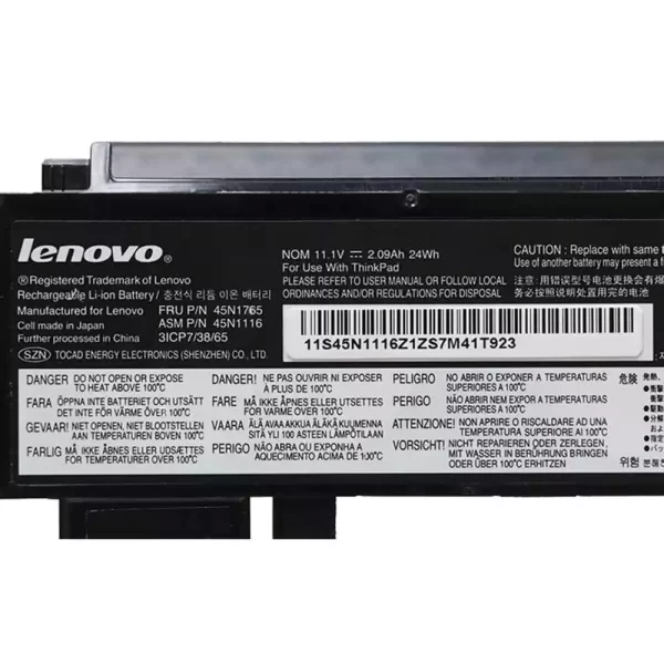 Laptop akkumulátort az LENOVO 45N1119 45N1118 45N1765 45N1116 X230S X240S - Image 3