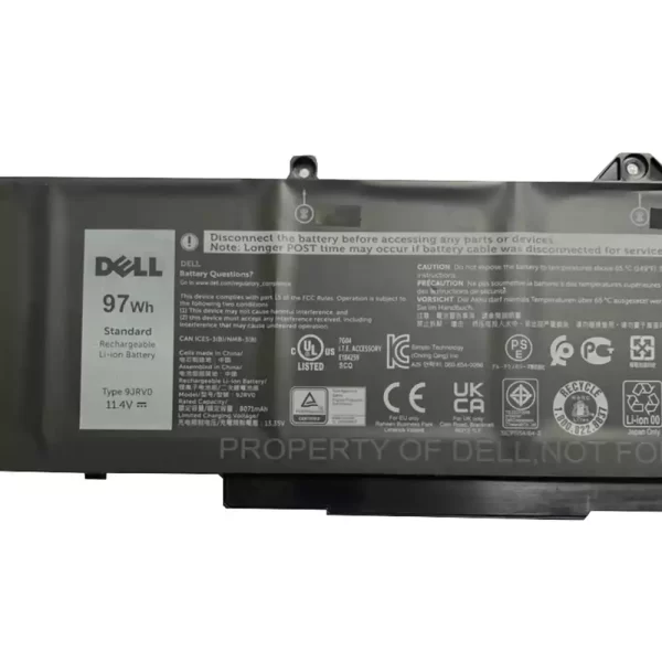 Laptop akkumulátort az DELL 9JRV0 9JRVO - Image 3