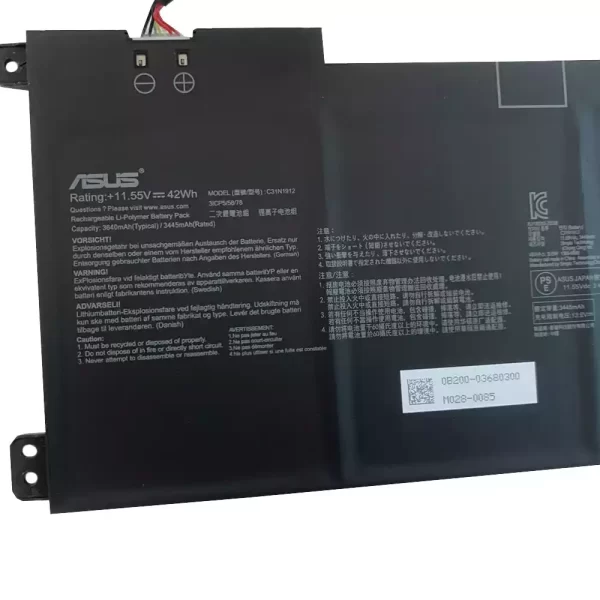 Laptop akkumulátort az ASUS C31N1912 - Image 3