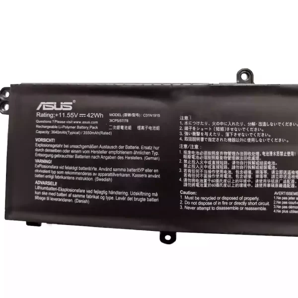 Laptop akkumulátort az ASUS C31N1915 - Image 2