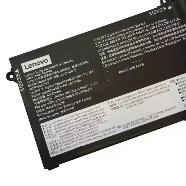 Laptop akkumulátort az LENOVO L20L4PD3 L20M4PD3 - Image 2