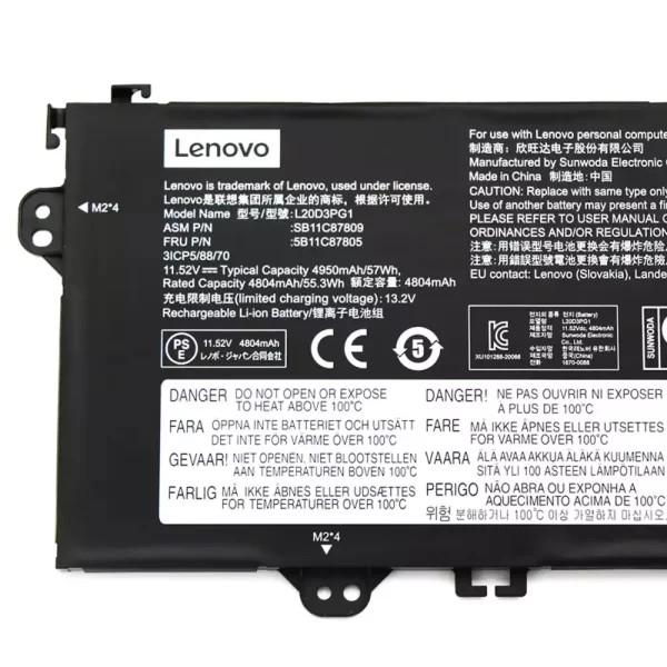 Laptop akkumulátort az LENOVO L20D3PG1 L20M3PG1 L20L3PG1 - Image 3
