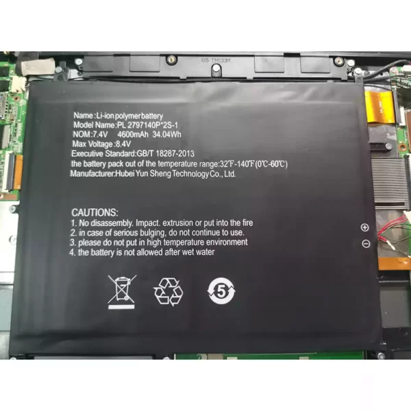 Laptop akkumulátort az PL2797140P*2S-1 odys winbook 13