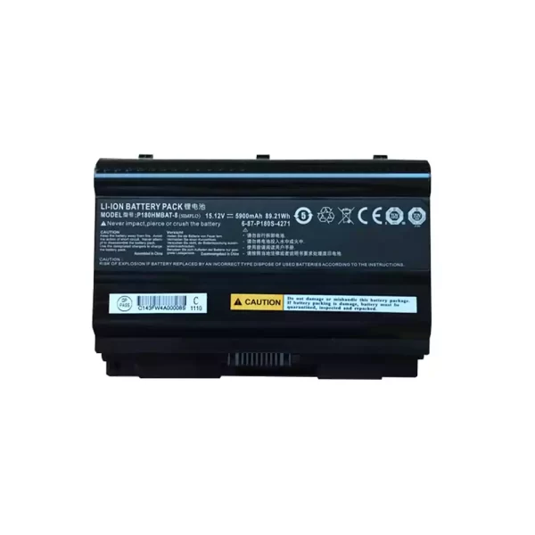 Laptop akkumulátort az CLEVO P180HMBAT-8 6-87-P180S 6-87-P180S-4271