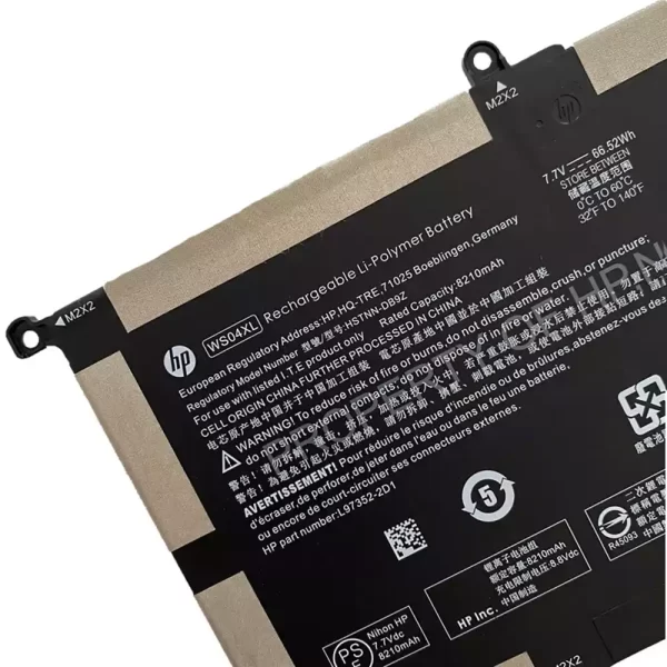 Laptop akkumulátort az HP WS04XL - Image 3