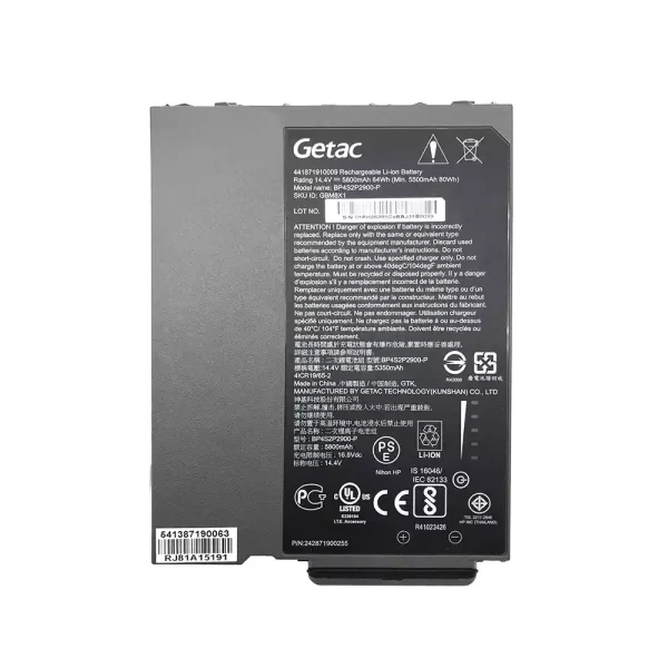 Laptop akkumulátort az GETAC BP4S2P2900-P 441871910010 RX10