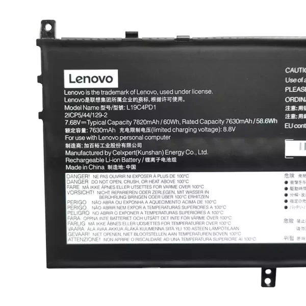 Laptop akkumulátort az LENOVO L19C4PD1 L19M4PD1 L19L4PD1,Yoga C640-13IML - Image 3