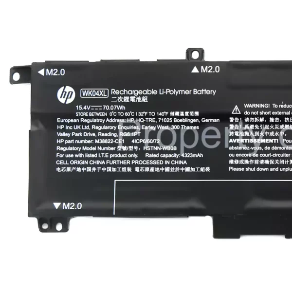 Laptop akkumulátort az HP TPN-Q265 HSTNN-OB2C M39179-005 M38822-CE1 M38822-AC1 - Image 3