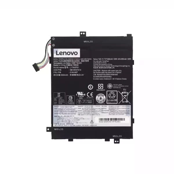 Laptop akkumulátort az LENOVO L17M2P51 SB10K97614 01AV467