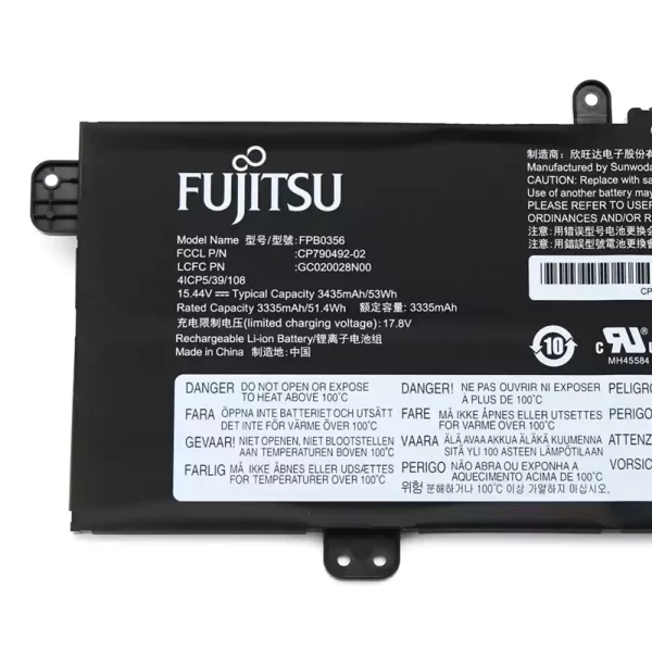 Laptop akkumulátort az Fujitsu FPB0356 GC020028N00 CP790492-02 - Image 3