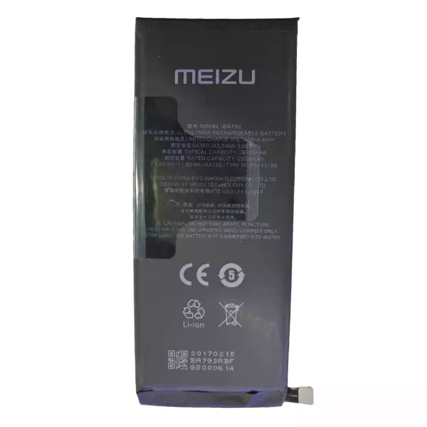 Mobiltelefon akkumulátort BA792 alkalmas MEIZU PRO 7