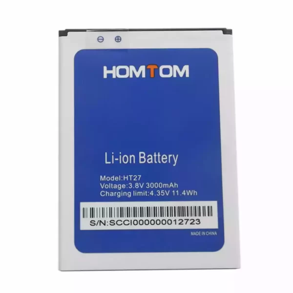 Mobiltelefon akkumulátort alkalmas HOMTOM HT27
