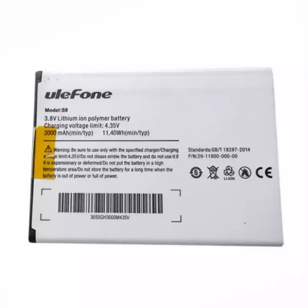 Mobiltelefon akkumulátort alkalmas uleFone S8