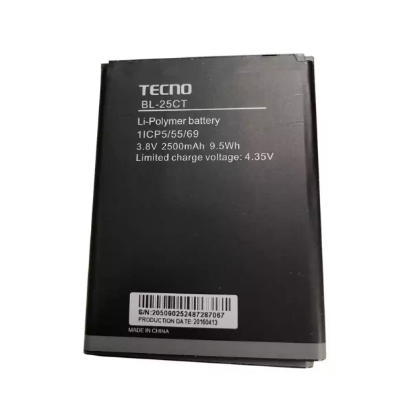 Mobiltelefon akkumulátort alkalmas TECNO BL-25CT