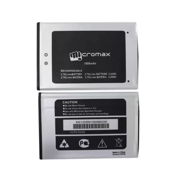 Mobiltelefon akkumulátort alkalmas Micromax Q383