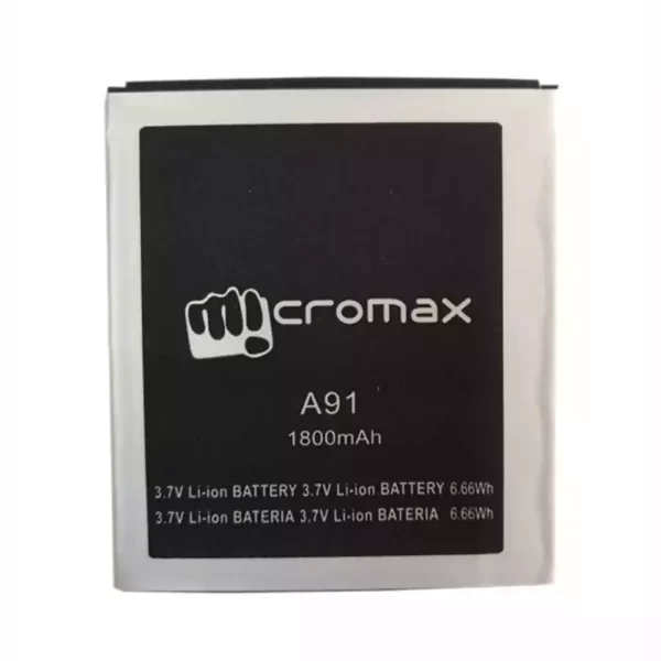 Mobiltelefon akkumulátort alkalmas Micromax A91