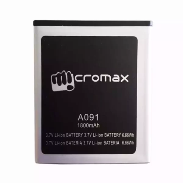 Mobiltelefon akkumulátort alkalmas Micromax A091