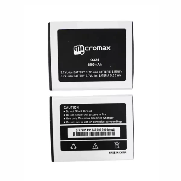 Mobiltelefon akkumulátort alkalmas Micromax Q324