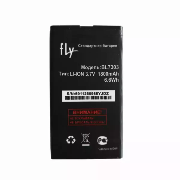 Mobiltelefon akkumulátort BL7303 alkalmas FLY TS107