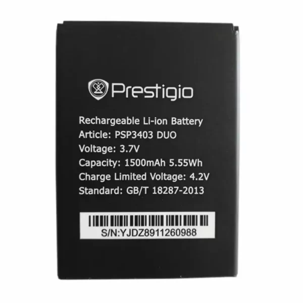 Mobiltelefon akkumulátort alkalmas Prestigio PSP3403 DUO