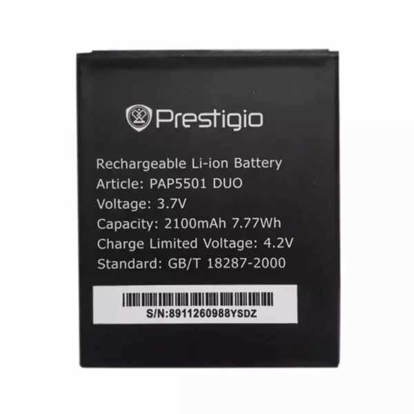 Mobiltelefon akkumulátort alkalmas Prestigio PAP5501 DUO