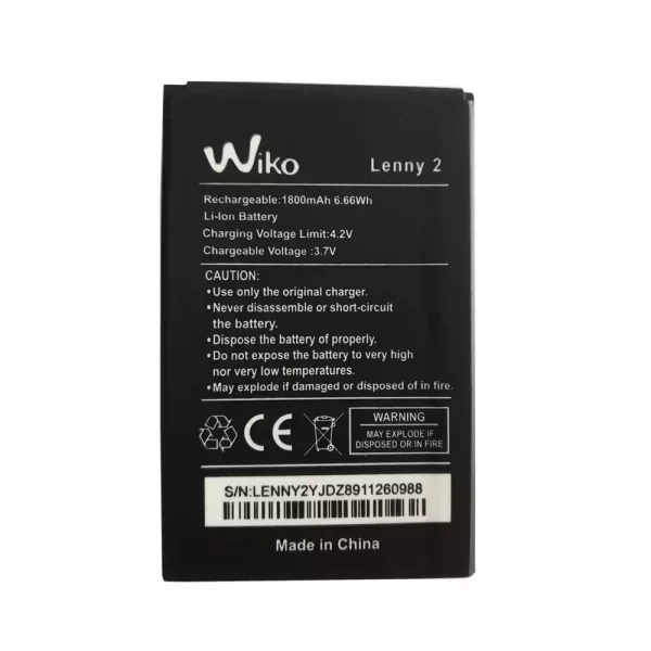 Mobiltelefon akkumulátort alkalmas Wiko Lenny 2