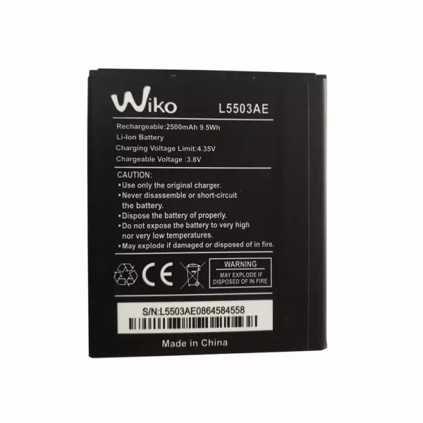 Mobiltelefon akkumulátort alkalmas Wiko L5503AE