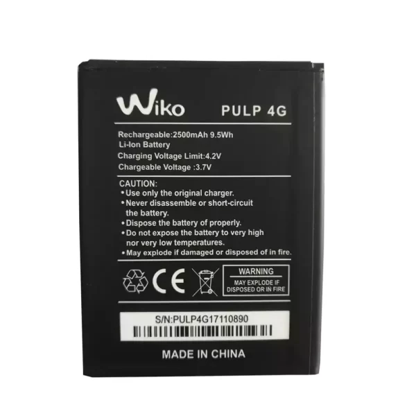 Mobiltelefon akkumulátort alkalmas Wiko PULP 4G