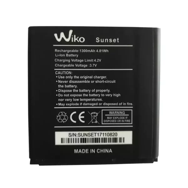 Mobiltelefon akkumulátort alkalmas Wiko Sunset