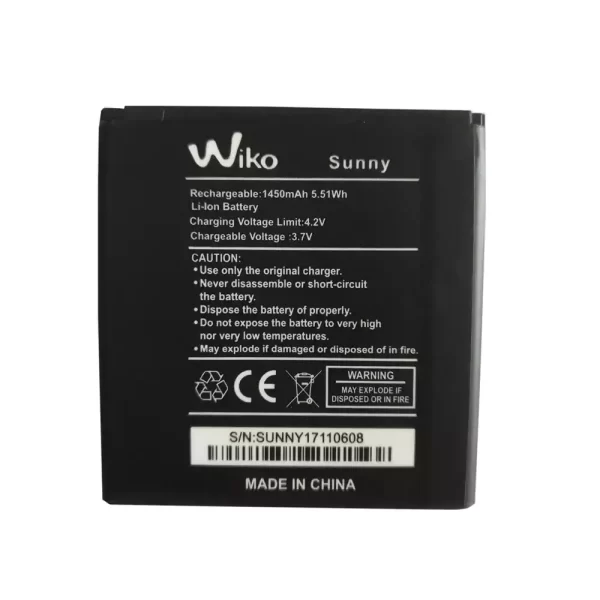 Mobiltelefon akkumulátort alkalmas Wiko Sunny