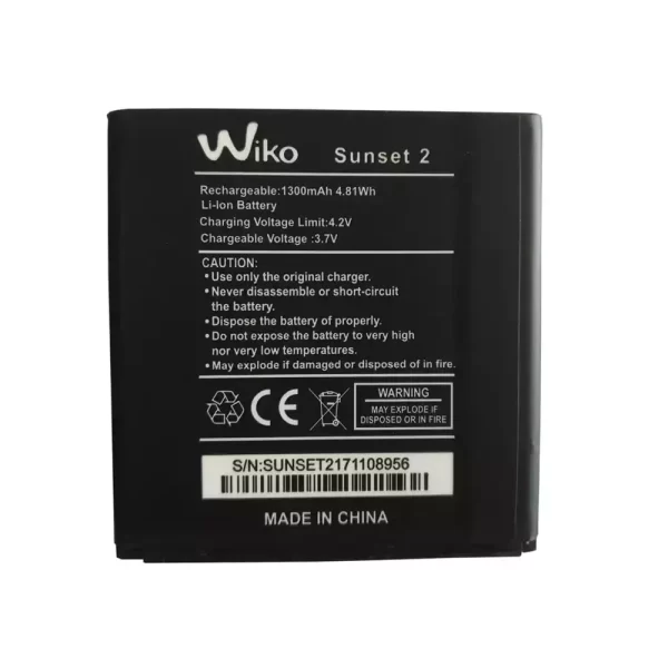 Mobiltelefon akkumulátort alkalmas Wiko Sunset 2